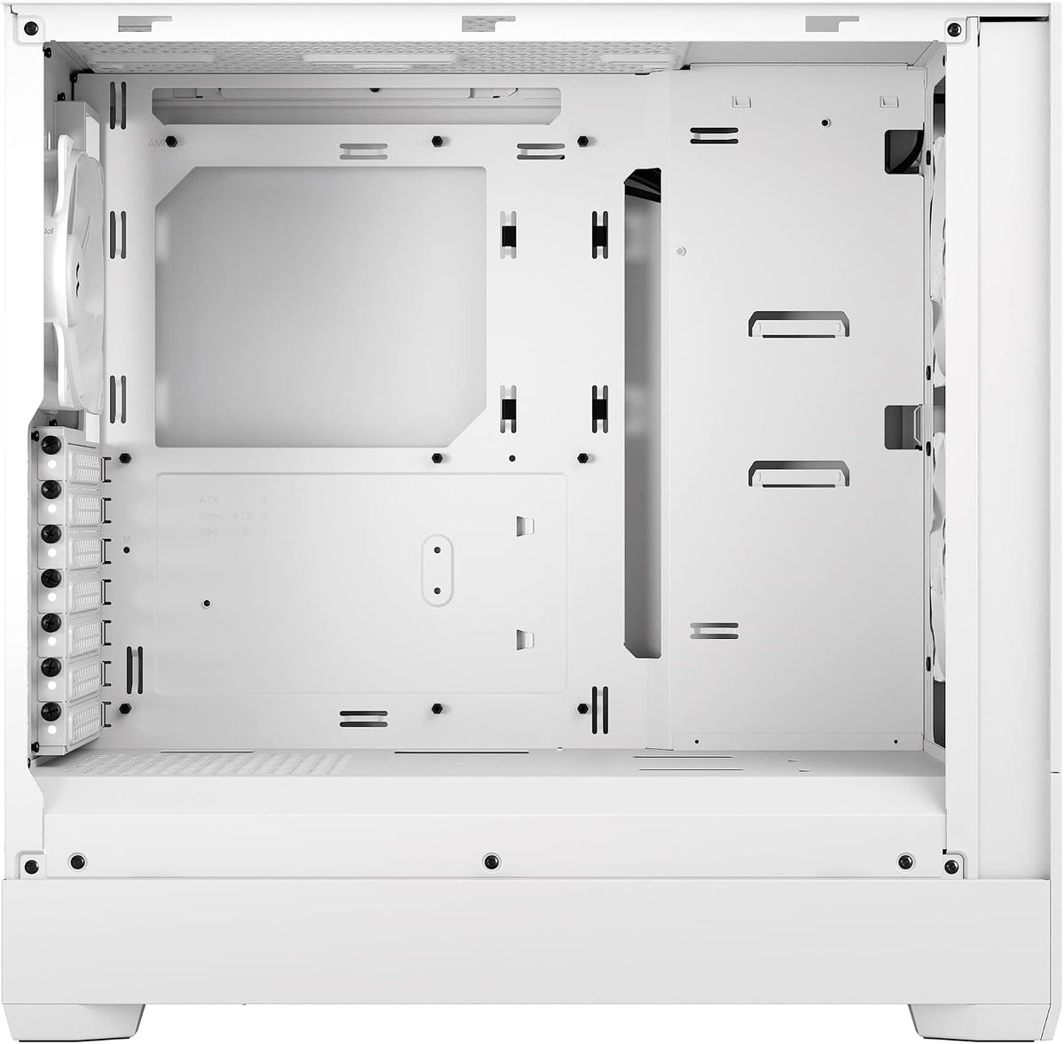 Fractal Design Pop Mini Silent FD-C-POS1M-01 Datorchassi, Svart, 432 x 215 x 393 mm