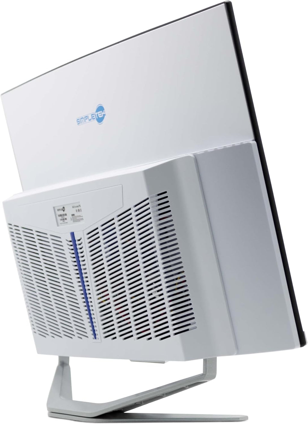 SIMPLETEK All in One AiO 27 tum FHD böjd Windows 11 Pro Core i7 upp 3,6 GHz 16 GB SSD 2 TB RAM SSD 2 TB trådlöst tangentbord inklusive integrerad webbkamera PC Gaming Curved Streaming Hem Arbete Dator