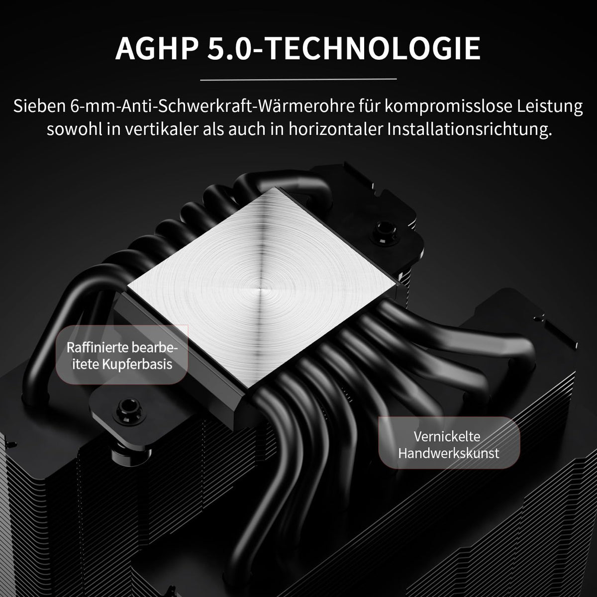 Thermalright TR Phantom Spirit 120SE ARGB CPU-kylare, 7 värmepipar CPU-kylare, Dubbel 120 mm TL-C12B-S V2 PWM-fläkt, AGHP 4.0 Teknologi, S-FDB-lager, för AMD AM4 AM5/Intel 1700/115X/1200/1851