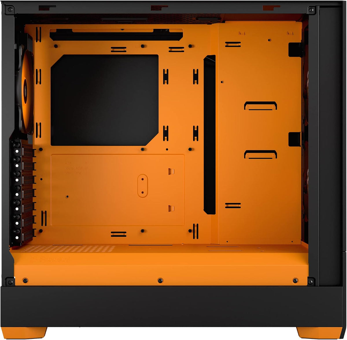Fractal Design Pop Mini Silent FD-C-POS1M-01 Datorchassi, Svart, 432 x 215 x 393 mm
