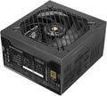 MARS GAMING MPB1000PSI, Fullmodulär ATX Nätaggregat 1000W, 10 Års Garanti, 80Plus Gold 90%, SI Fläkt 140mm, AI2-RPM, DC-DC och SMD Tekniker, ATX 3.1 och PCIe 5.1 med 12V 2x6 Kontakt, Svart