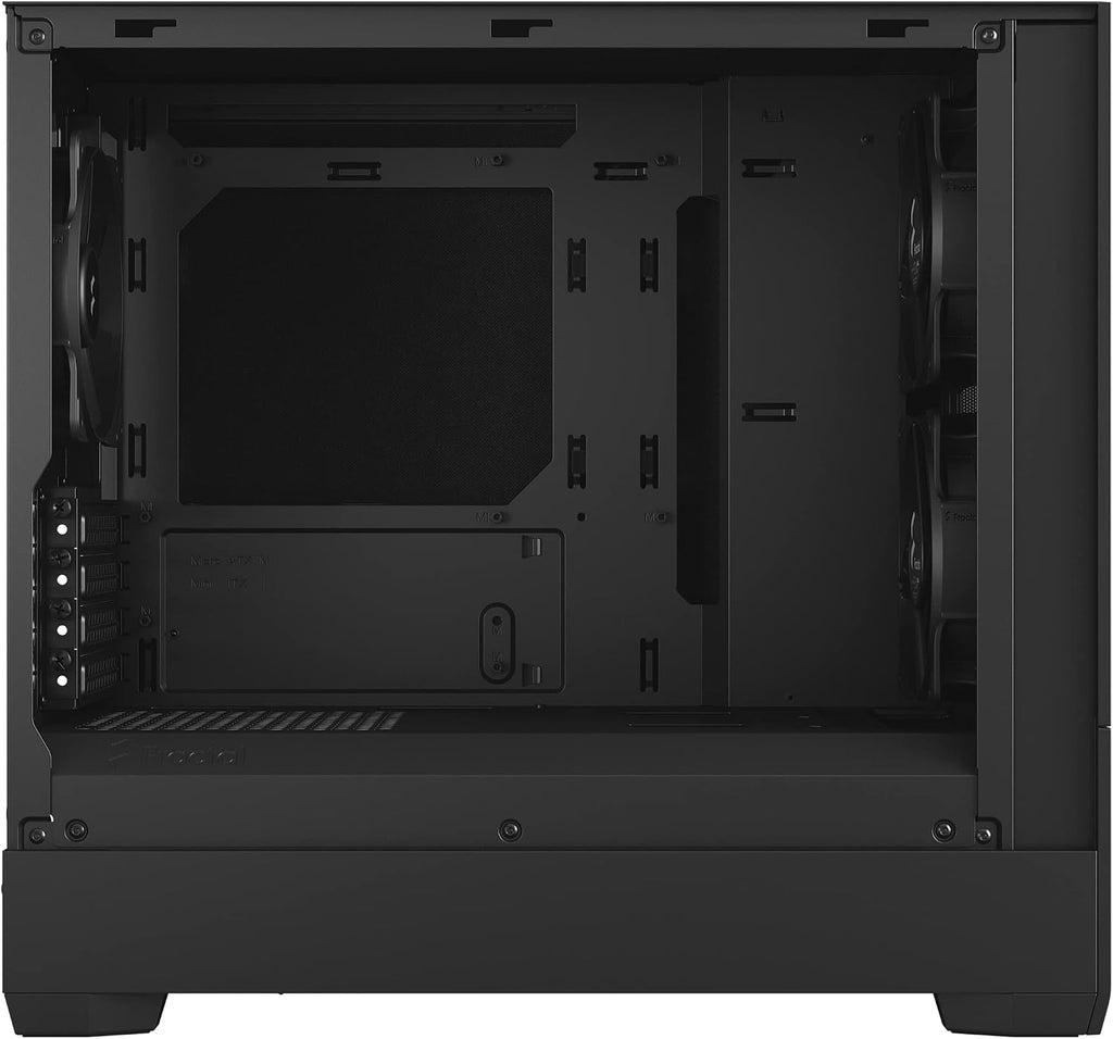 Fractal Design Pop Mini Silent FD-C-POS1M-01 Datorchassi, Svart, 432 x 215 x 393 mm