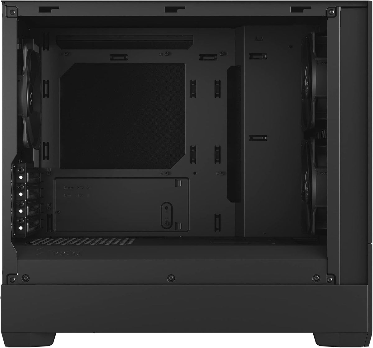 Fractal Design Pop Mini Silent FD-C-POS1M-01 Datorchassi, Svart, 432 x 215 x 393 mm