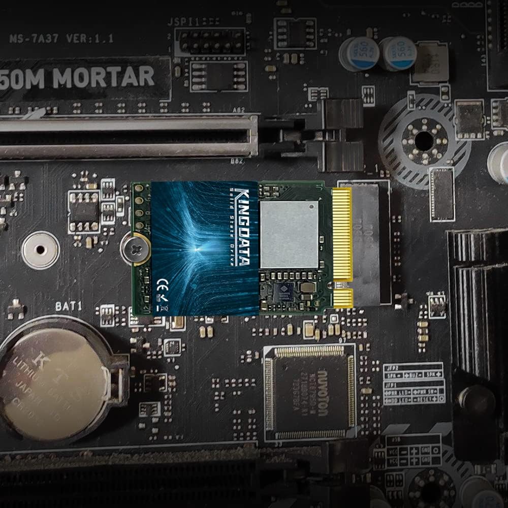 SSD M.2 2280 128GB KINGDATA Ngff SATA III 6Gb/s Högpresterande intern hårddisk för stationär bärbar dator (128GB, M.2 2280)