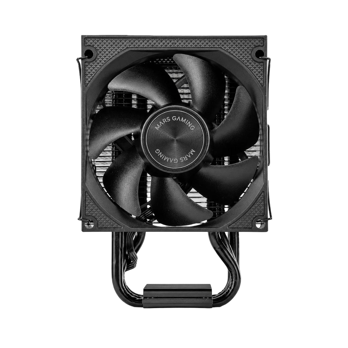 Mars Gaming MCPU-XPRO, CPU-Kylare 190W TDP, 3x HCT Heatpipes, Aluminiumkylfläns, 90mm FDB PWM-Fläkt, Kompakt Full Svart Design, Kompatibel med Intel och AMD-Socklar, Svart