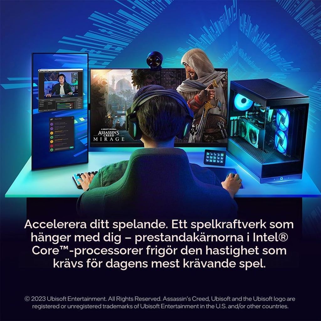 Intel® Core™ i9-14900KS, processor för stationära datorer, 24 kärnor (8 P-kärnor + 16 E-kärnor) 36 MB cache, upp till 6,2 GHz
