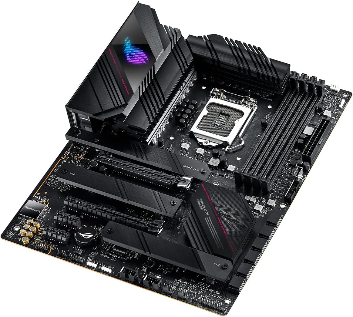 ASUS ROG Strix B760-I Gaming WiFi - Intel B760 LGA 1700 Mini ITX moderkort (DDR5, 8 + 1 DrMOS, PCIe 5.0, 2 x PCIe 4.0 M.2, wifi 6E, 2.5G Ethernet, USB 3.2 Gen 2 x 2 Type-C, Aura Sync RGB)
