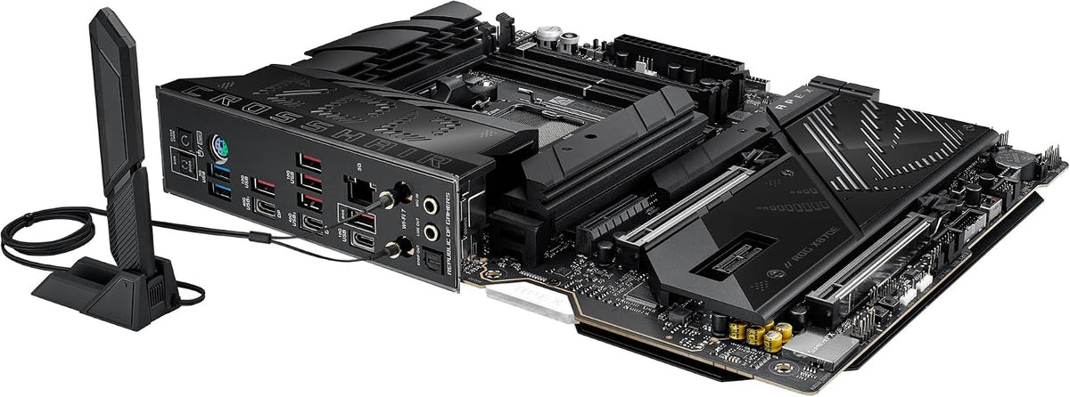ASUS ROG Strix X870-A Gaming WiFi AMD-moderkort, 16+2 strömförsörjningssteg, DDR5-plats, fyra M.2-platser, PCIe 5.0, nästa generations GPU, WiFi 7, USB 20 Gbps med PD 3.0 upp till 30 W, Aura Sync