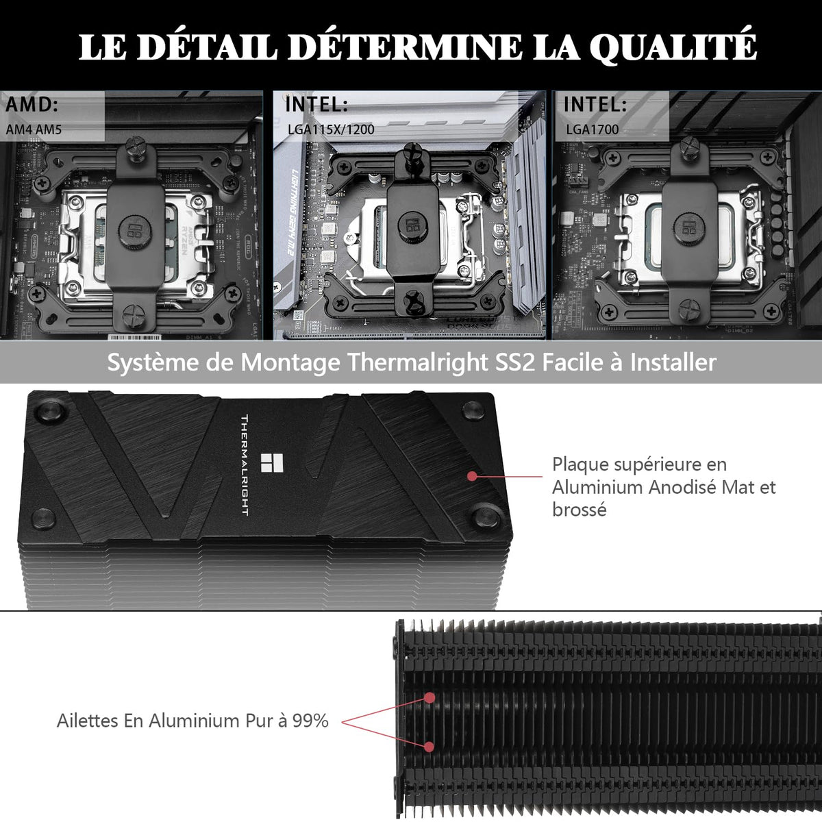 Thermalright Assassin Spirit 120 EVO CPU-kylare, luftkylning med 4 x 6 mm värmerör, TL-S12-S PWM-fläkt, 156 mm hög, för AMD: AM4/AM5/Intel 1700/1150/1151/1200, LGA17XX PC-kylare