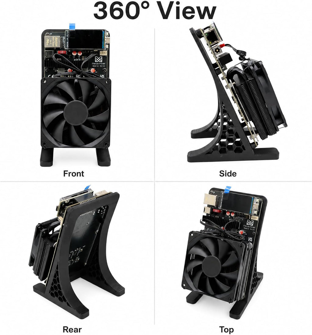 New Nexus L1 ASIC Miner 330 MH/s 70W Låg Strömförbrukning, Kompatibel med Dogecoin & Litecoin, Tyst Fläkt, Inbyggt WiFi - Kryptobrytningsmaskin för Hem & Kontor