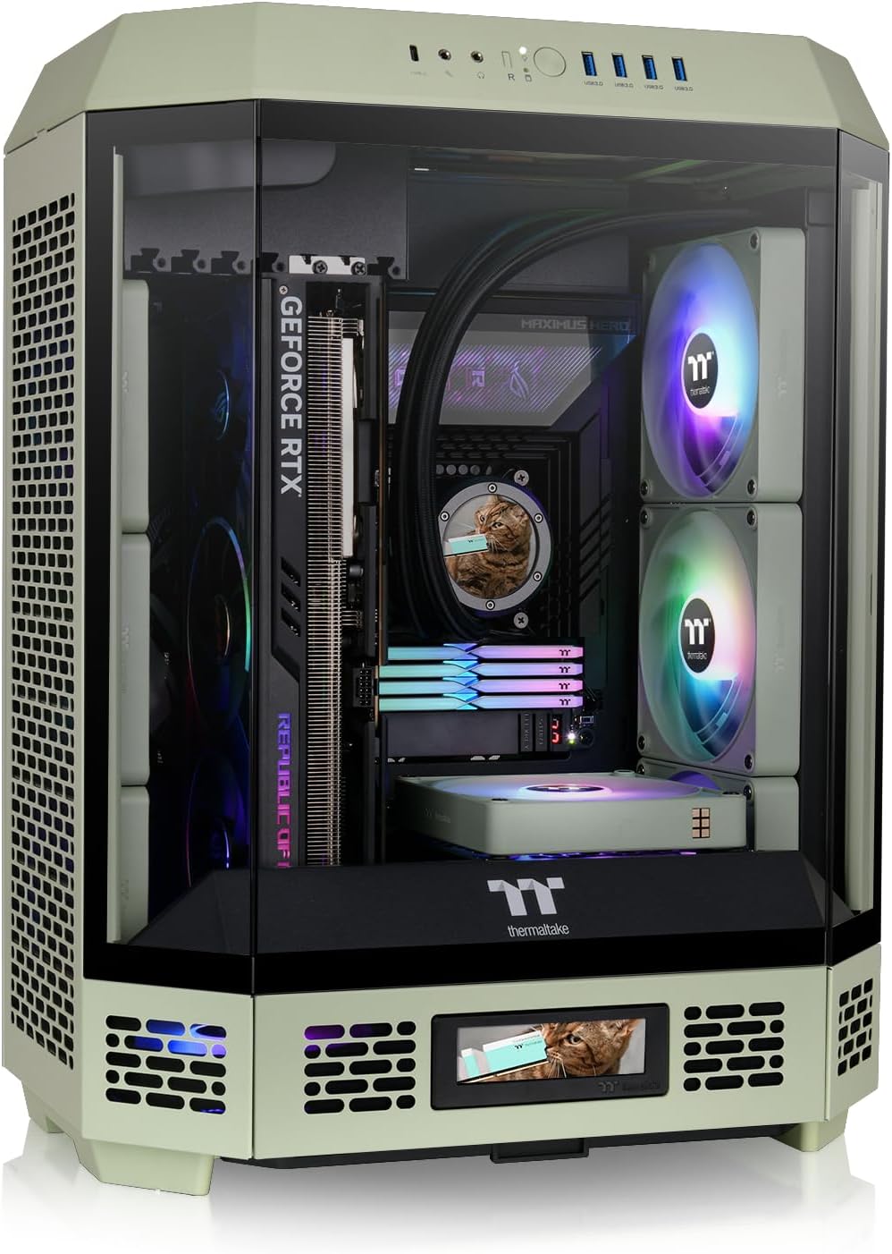 Thermaltake The Tower 600 Mid Tower Chassis | Hidden Connector | Gravel Sand