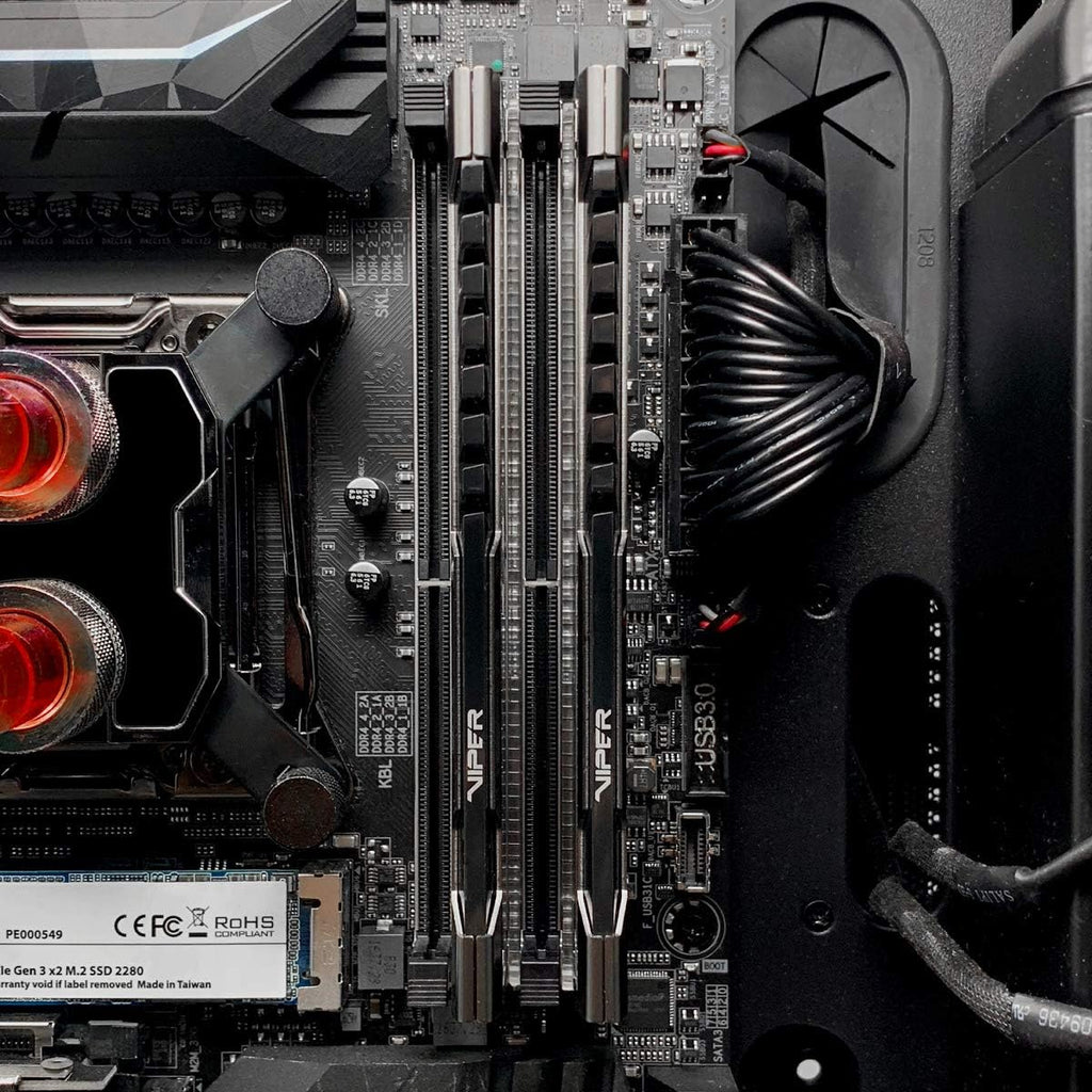 Patriot Viper Steel DDR4 32GB (2 x 16GB) 3600MHz CL18 Gaming Minneskit - PVS432G360C8K