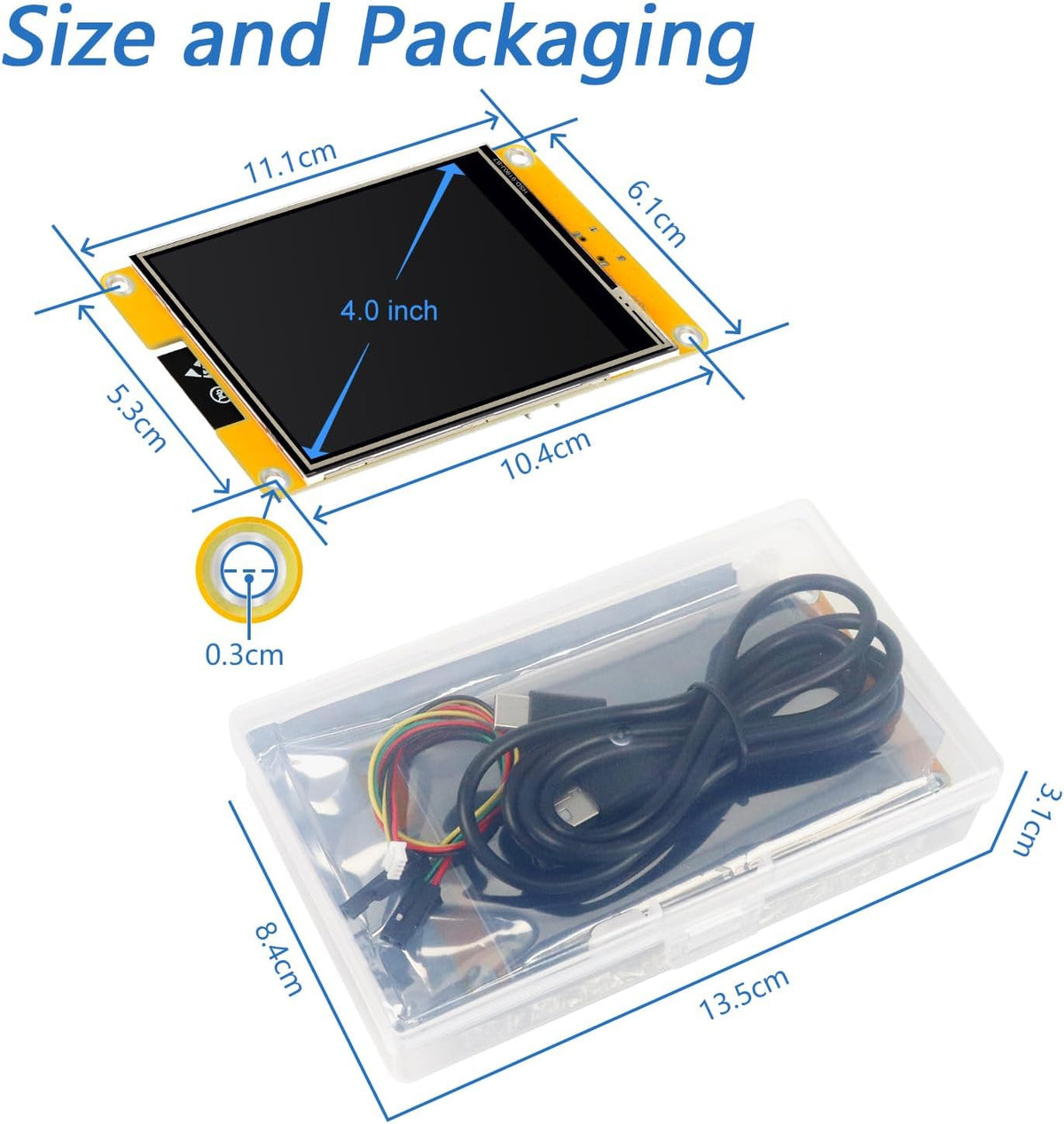 Freenove Bitcoin Miner Solo Lottery Miner, ESP32 CYD 2.8" Touch Display 240x320 Pixel TN Screen ST7789 Driver, Dual-core 32-bit 240 MHz Microcontroller WiFi+BT Programmable, Code Tutorial