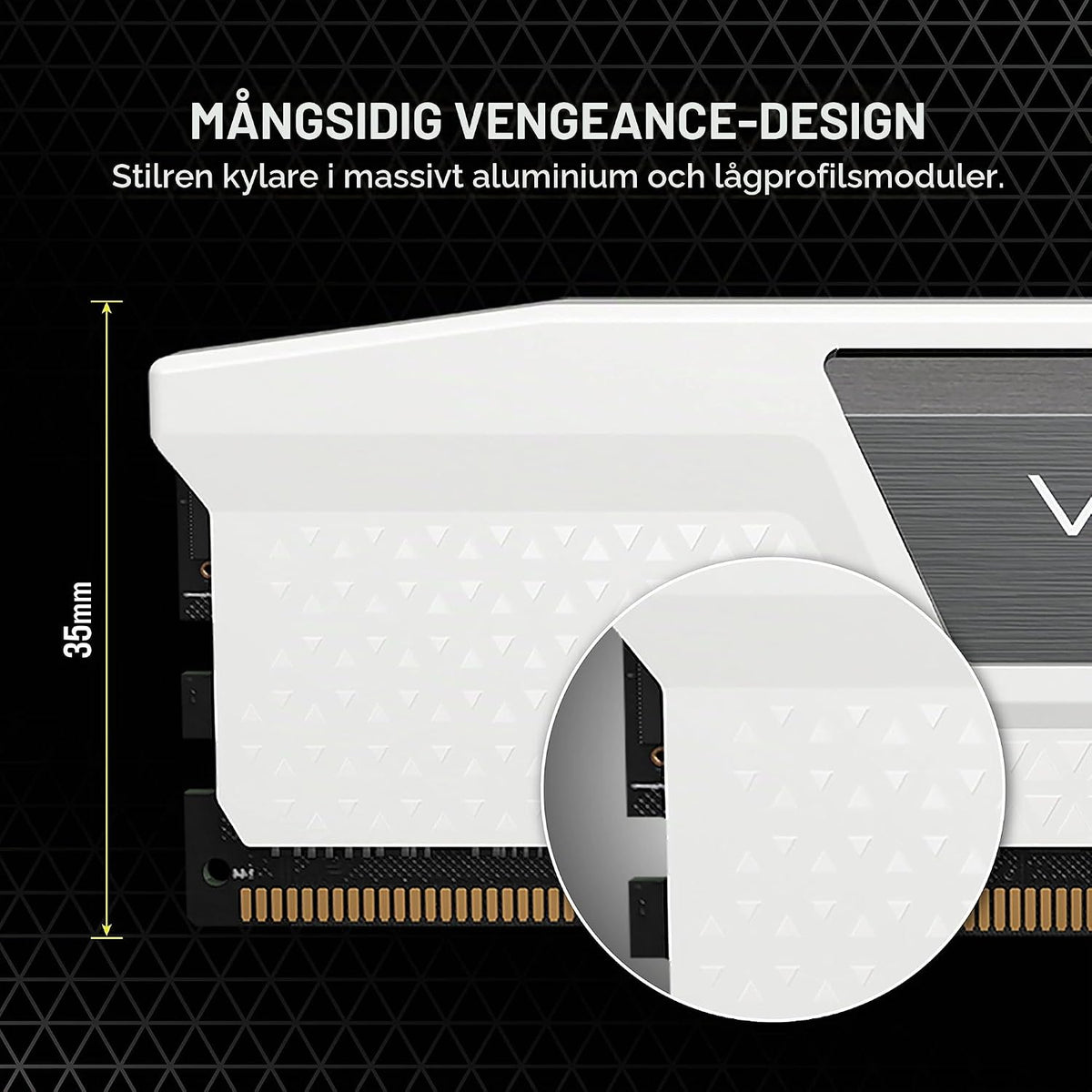 CORSAIR VENGEANCE DDR5 96GB (2 x 48GB) Upp Till 6000MHz INTEL RAM