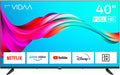 DYON Smart 40 VX-2 Full HD-TV, trippel HD-mottagare (DVB-C/-S2/-T2), App Store, Prime Video, Netflix, YouTube, DAZN, Disney+, svart