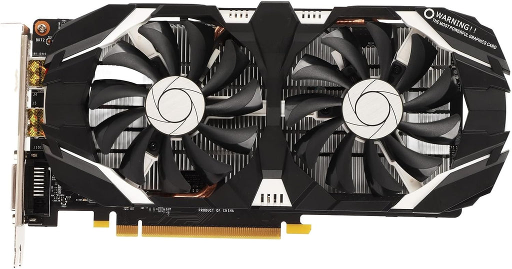 1060 GDDR5 Dual Fan Desktop PC Grafikkort 4K HDR 8008MHz för 1060 6GB, 1060 5GB, 1060 3GBGTX 1060 6GB, 1060 5GB, 1060 3GB.(6 GB)