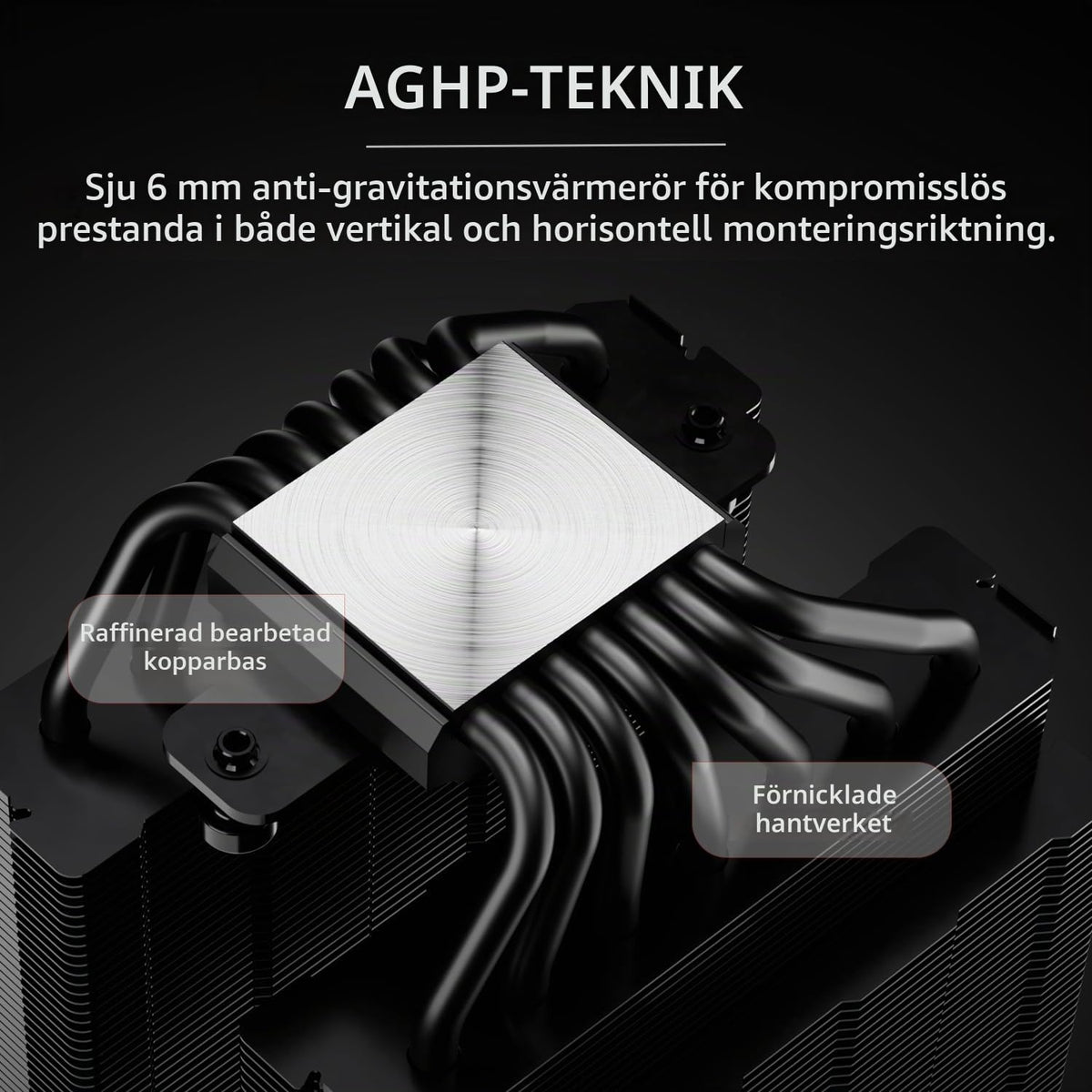 Thermalright Phantom Spirit 120 Vision EVO CPU-kylare, PC-kylflänskylare 7 värmerör, 3,95 tums magnetisk skärm med 480 x 480-upplösning, för AM4/AM5 och Intel LGA1700/1851/115 x
