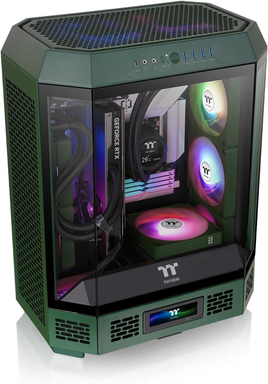 Thermaltake The Tower 600 Mid Tower Chassis | Hidden Connector | Gravel Sand