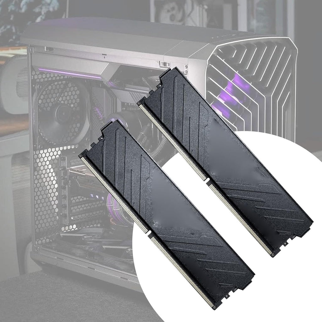 Bewinner Dubbelkanal 32GB DDR5-minne, 5600MHz överklockningsstöd (Black)