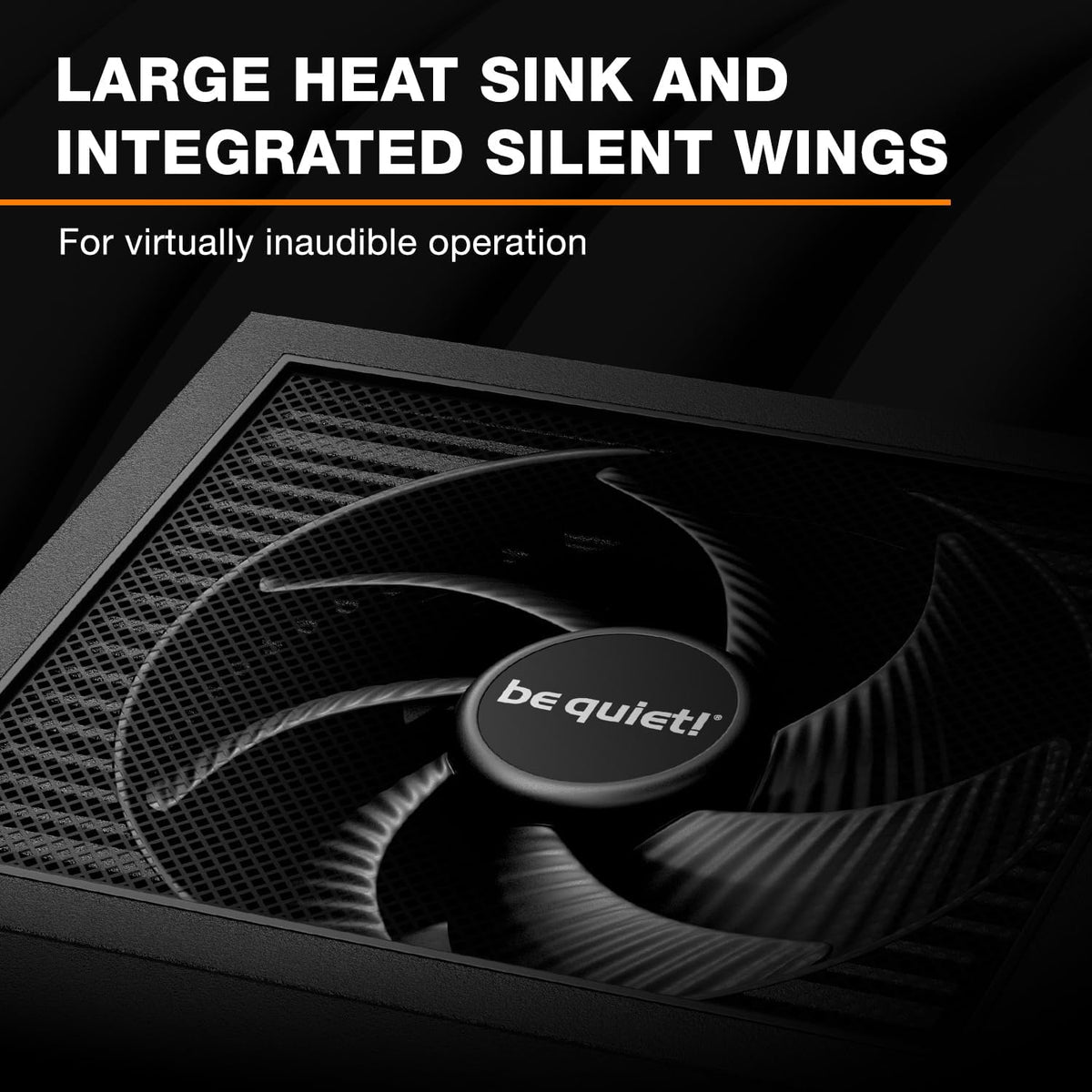 be quiet! Dark Power 14 850W, ATX 3.1, 80 Plus® Titanium, modulärt nätaggregat, aktiv och semipassiv kylning, PCIe 5.1, grafikkort med PCIe 5.0 och PCIe 4.0, 12V-2x6-kabel ingår, Silent Wings-fläkt