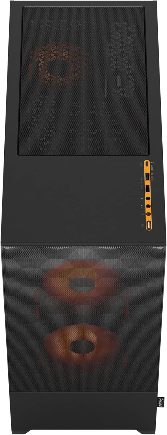 Fractal Design Pop Mini Silent FD-C-POS1M-01 Datorchassi, Svart, 432 x 215 x 393 mm