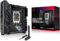 ASUS ROG Strix B760-I Gaming WiFi - Intel B760 LGA 1700 Mini ITX moderkort (DDR5, 8 + 1 DrMOS, PCIe 5.0, 2 x PCIe 4.0 M.2, wifi 6E, 2.5G Ethernet, USB 3.2 Gen 2 x 2 Type-C, Aura Sync RGB)