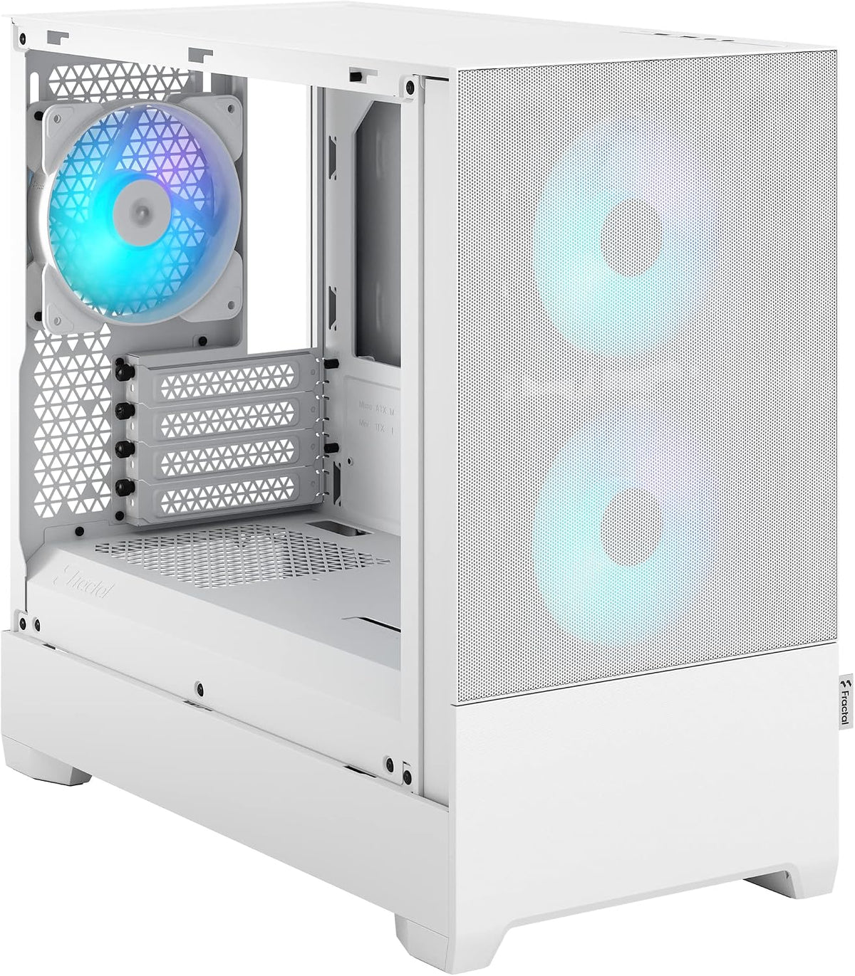 Fractal Design Pop Mini Silent FD-C-POS1M-01 Datorchassi, Svart, 432 x 215 x 393 mm