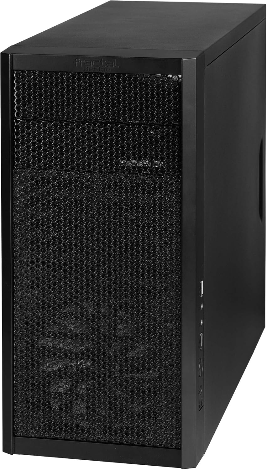 Fractal Design Core 1100 - mATX - 1x 120mm Silent Fläkt ingår - Borstad Aluminium - Svart