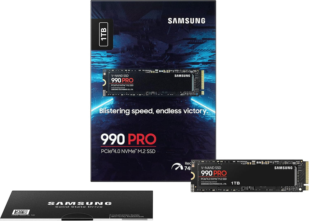 Samsung 990 PRO Heatsink NVMe M.2 SSD, 2 TB, MZ-V9P2T0CW