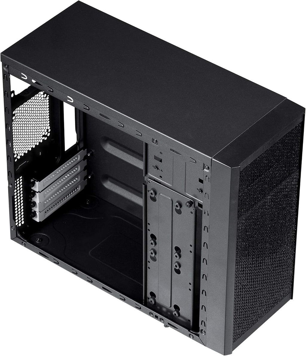 Fractal Design Core 1100 - mATX - 1x 120mm Silent Fläkt ingår - Borstad Aluminium - Svart