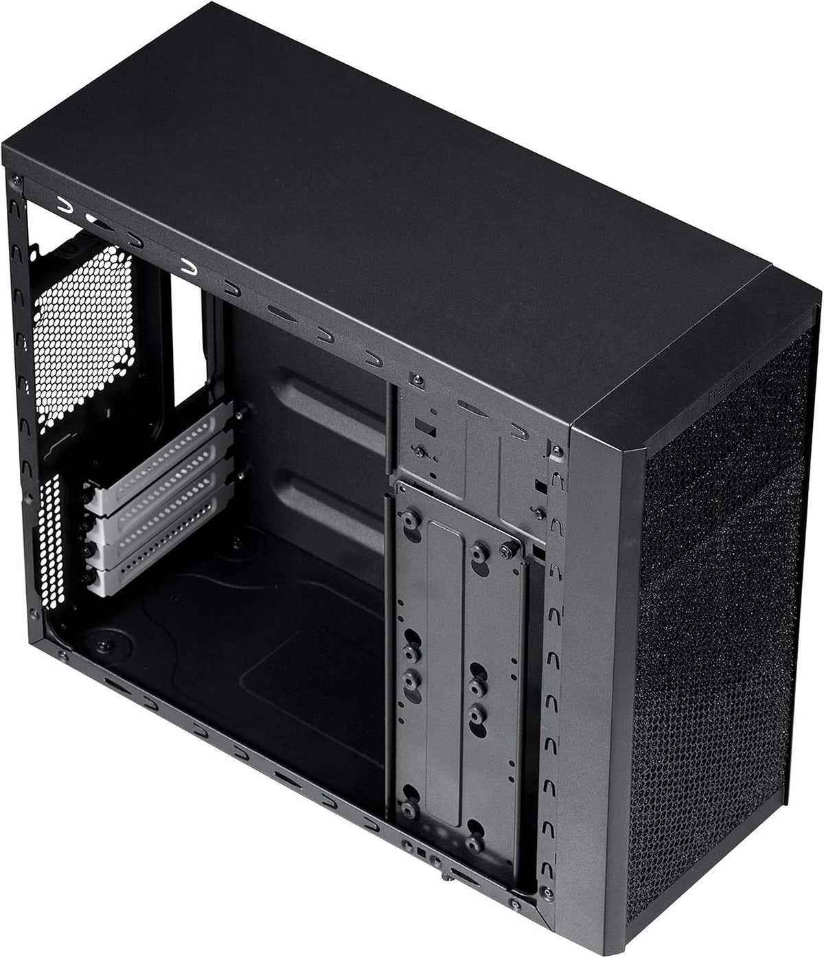 Fractal Design Core 1100 - mATX - 1x 120mm Silent Fläkt ingår - Borstad Aluminium - Svart