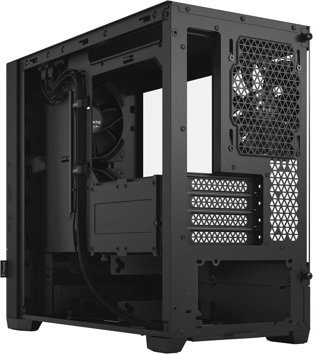 Fractal Design Pop Mini Silent FD-C-POS1M-01 Datorchassi, Svart, 432 x 215 x 393 mm