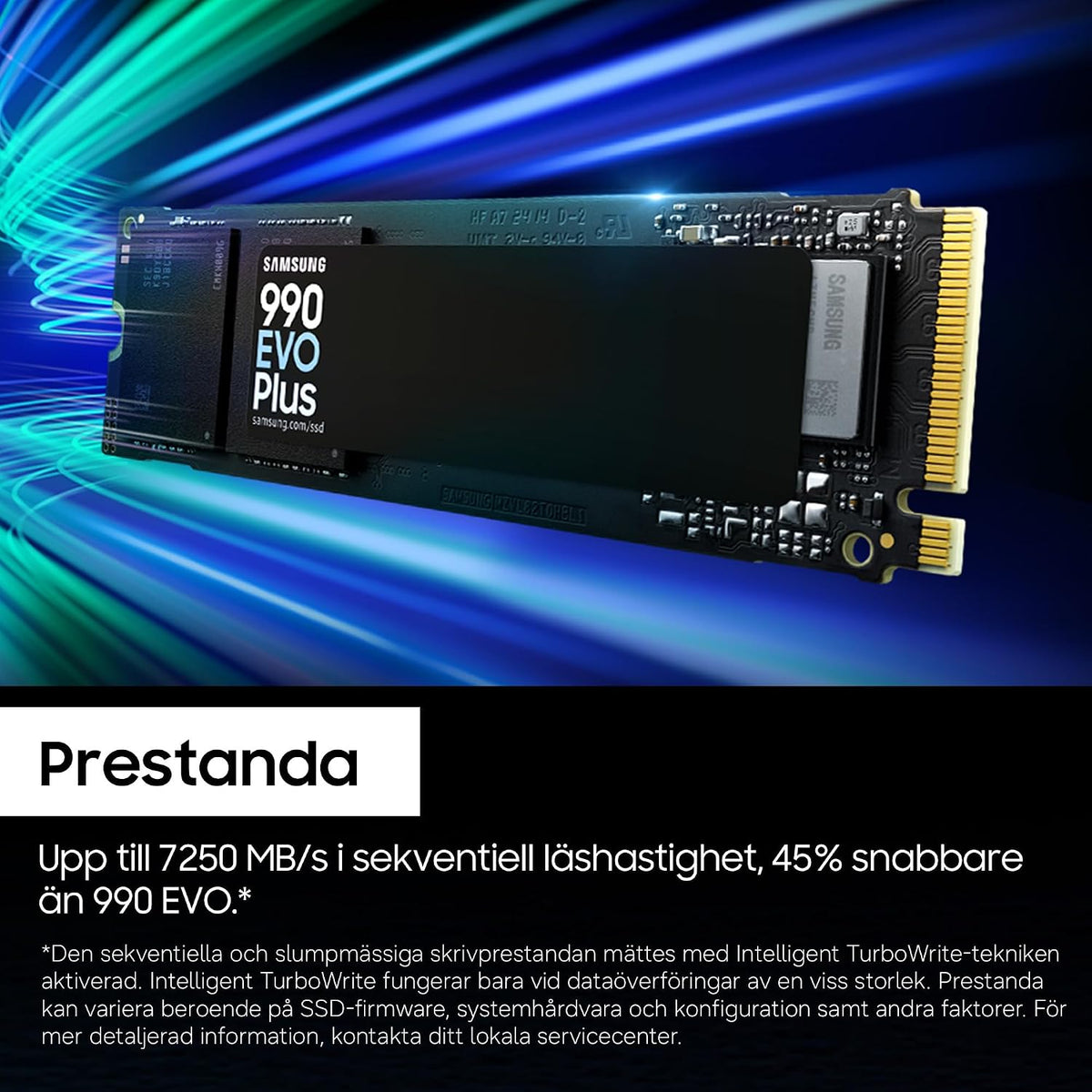 Samsung 990 PRO Heatsink NVMe M.2 SSD, 2 TB, MZ-V9P2T0CW