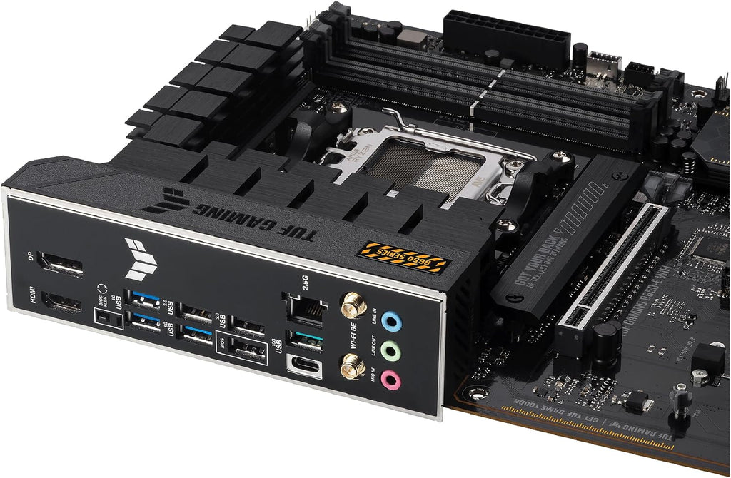 Asus TUF GAMING B650-E WIFI, AMD B650, AM5, ATX, 4 DDR5, HDMI, DP, Wi-Fi 6E, 2.5G LAN, PCIe4, 3x M.2
