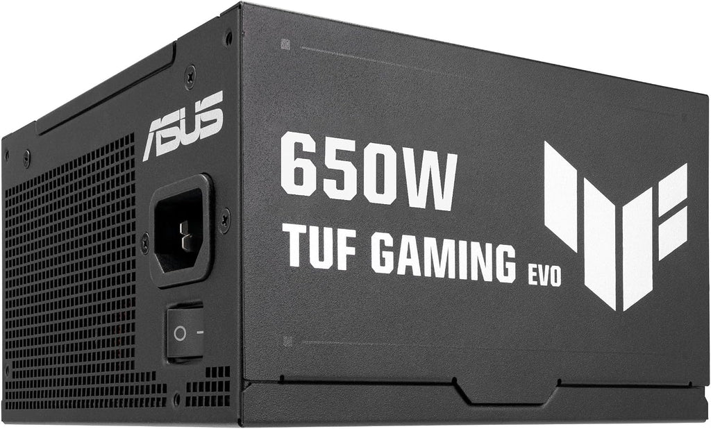 ASUS TUF GAMING 650W GOLD EVO 2026 nätaggregat, modulärt, ATX 3.1, militärkvalitet, dubbelkullagerfläkt