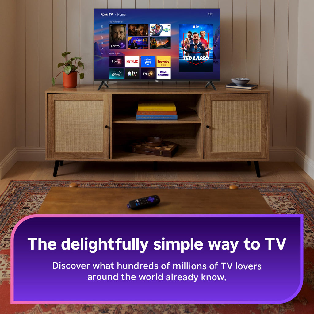 Roku 50-Inch Select Series Smart TV 2026-4K QLED TV - Roku TV