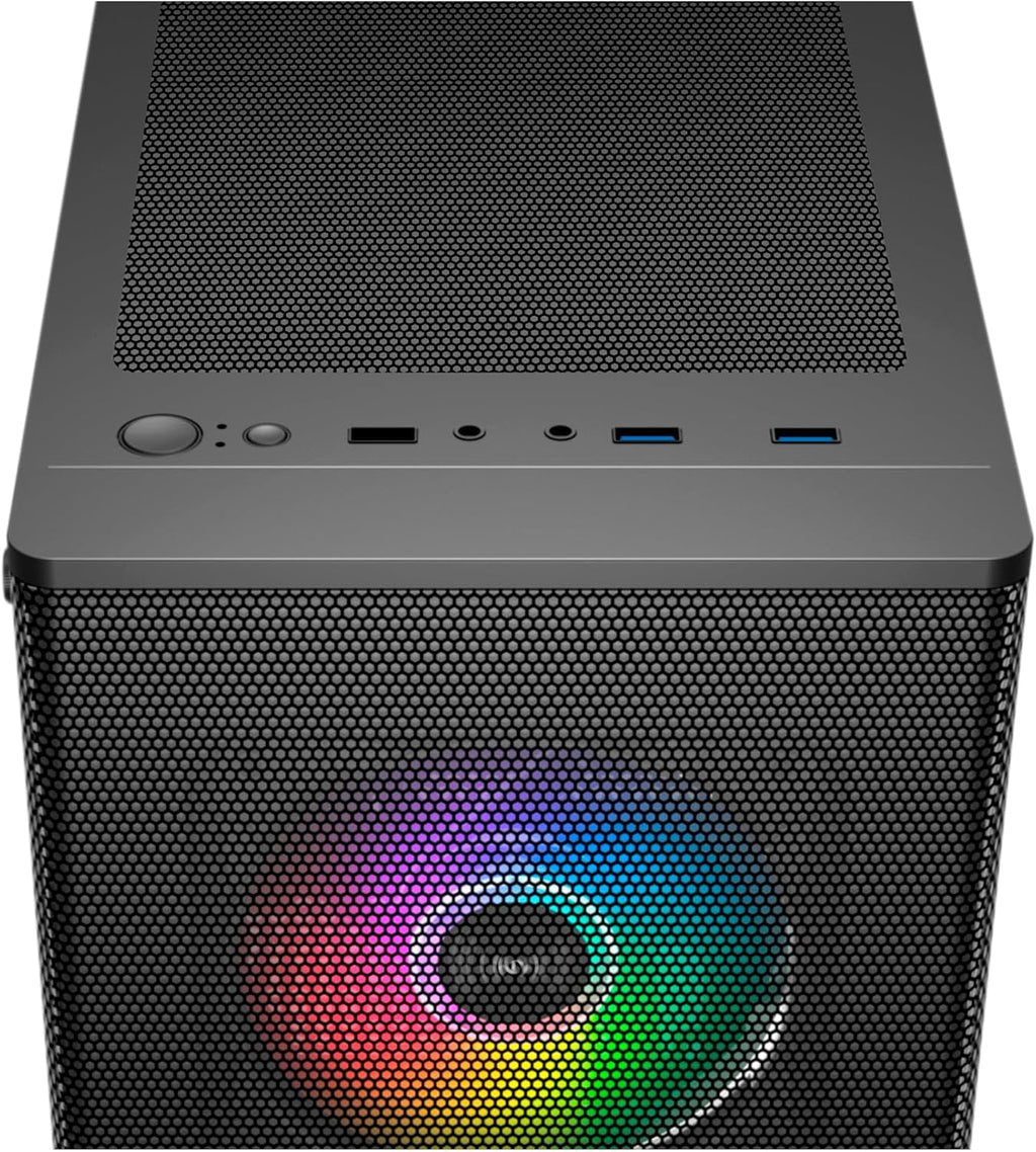 UNYKAch MIR 100 stort speldatorhölje med 4 ARGB-fläktar, 1 USB 2.0 och 3 USB 3.0