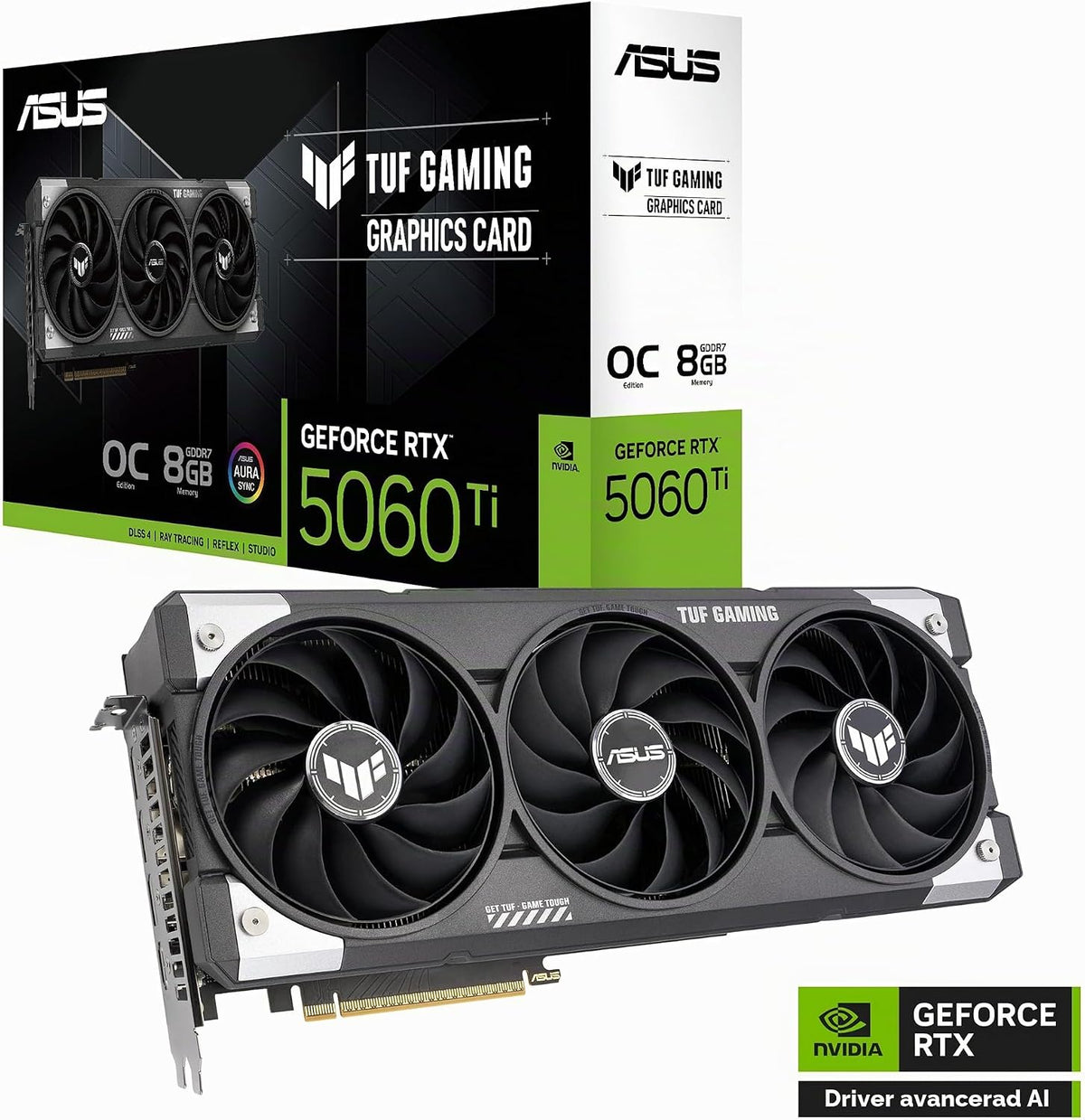 ASUS VGA 8GB RTX5060 TUF-O8G-GAMING 3xDP/1xHDMI TUF-RTX5060-O8G-GAMING
