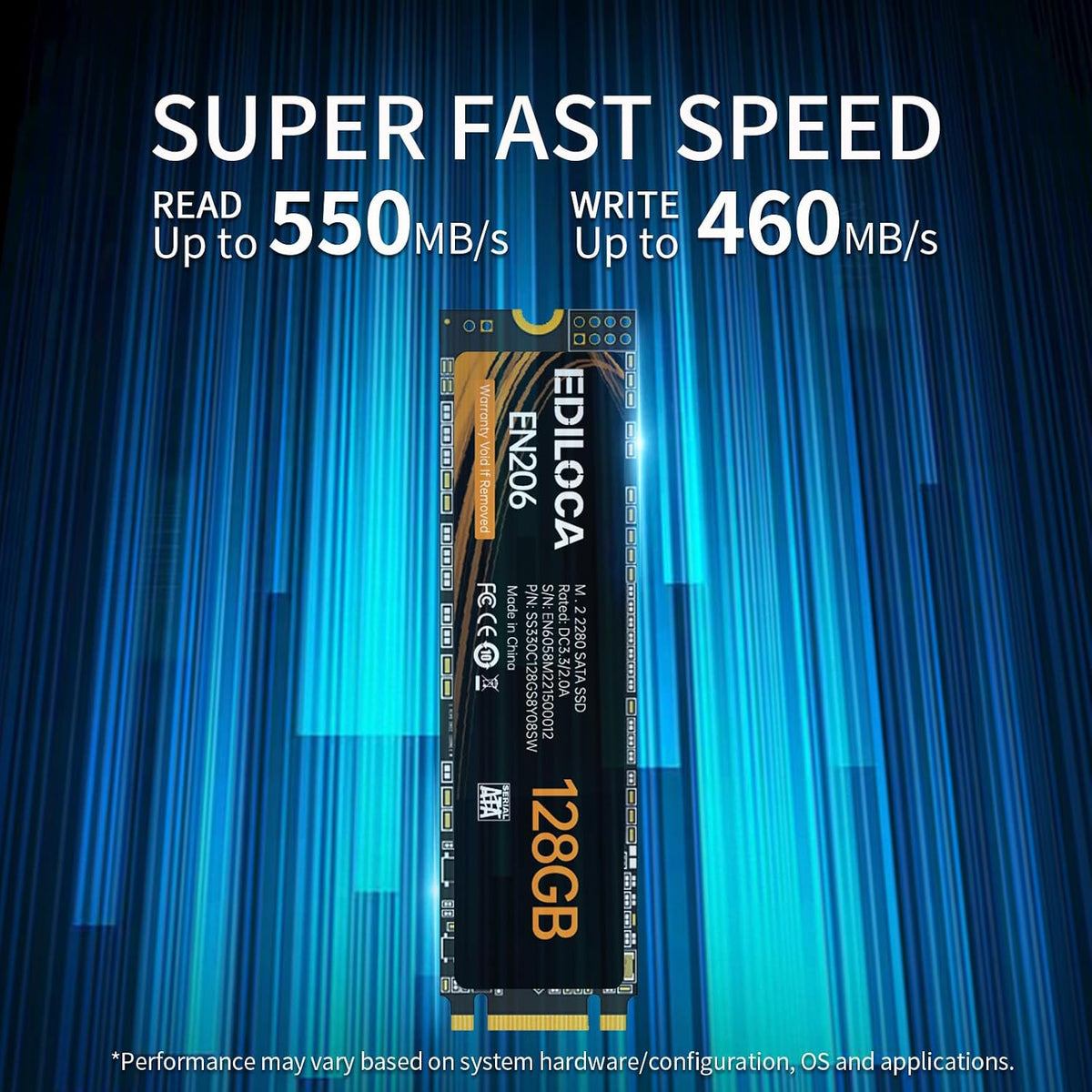 Ediloca EN206 128 GB M.2 SSD