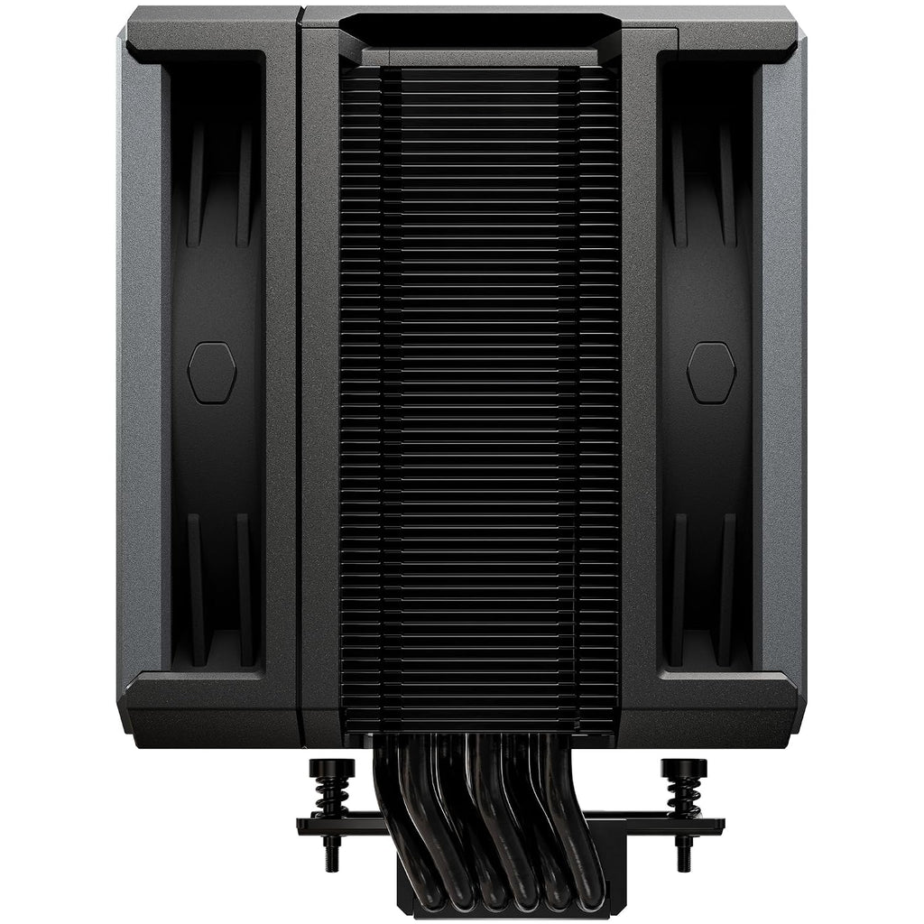 Cooler Master Hyper 212 Black CPU-Luftkylare - Aluminiumfinish, 4 Kontinuerliga Direktkontaktvärmerör, SickleFlow 120 Edge Fläkt, LGA1700 & AM5 Fäste - Svart