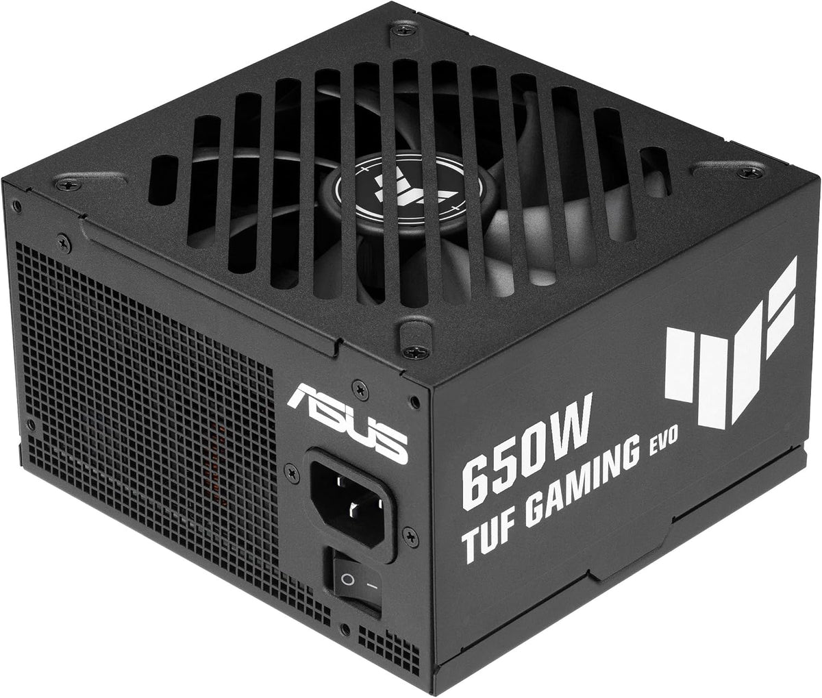 ASUS TUF GAMING 650W GOLD EVO 2026 nätaggregat, modulärt, ATX 3.1, militärkvalitet, dubbelkullagerfläkt