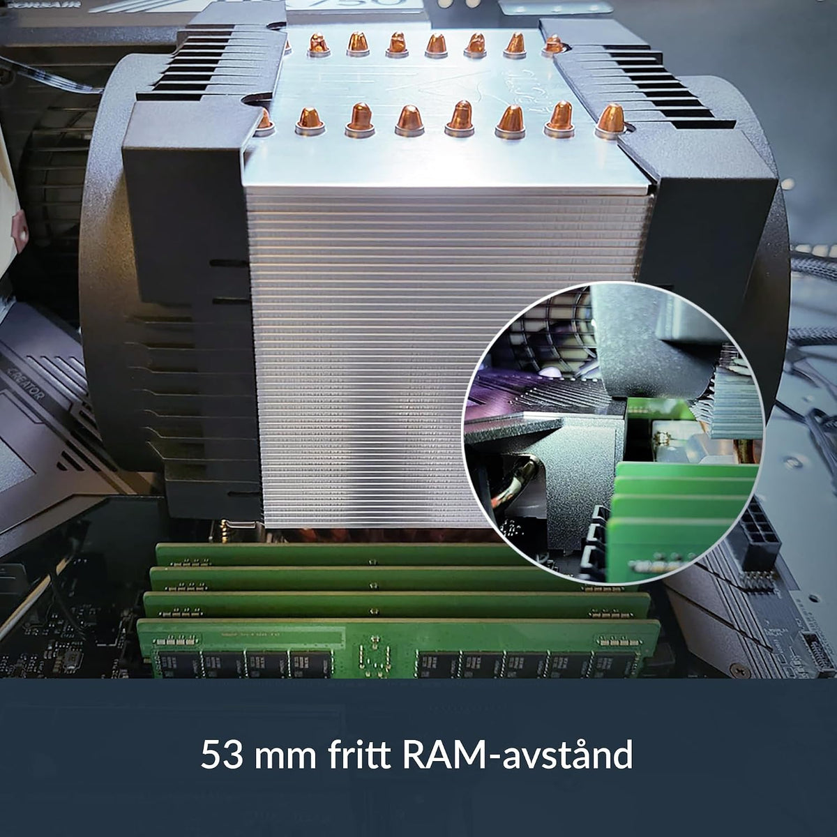 ARCTIC Freezer 4U-M (Rev. 2) för AMD: SP6, sTR5, SP3, TR4, sTRX4, sWRX8 & Intel: LGA4189, LGA4710, LGA4677, 4U & UP, CPU-kylare för server, 2 x 120 mm fläktar, 400-2300 rpm, Rackkylfläkt, Serverfläkt