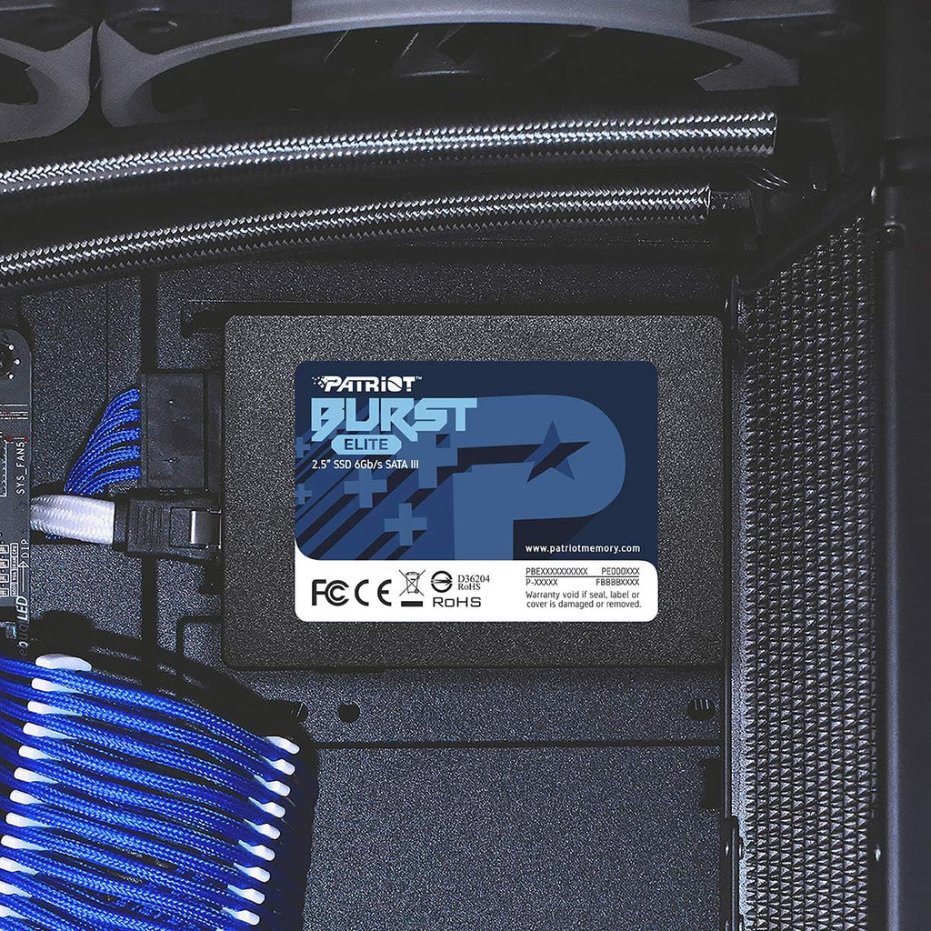 Patriot Burst Elite SATA 3 480 GB SSD 2,5 tum Solid State Drive