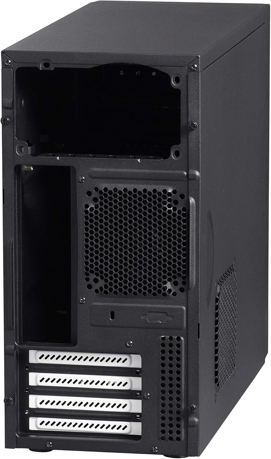 Fractal Design Core 1100 - mATX - 1x 120mm Silent Fläkt ingår - Borstad Aluminium - Svart