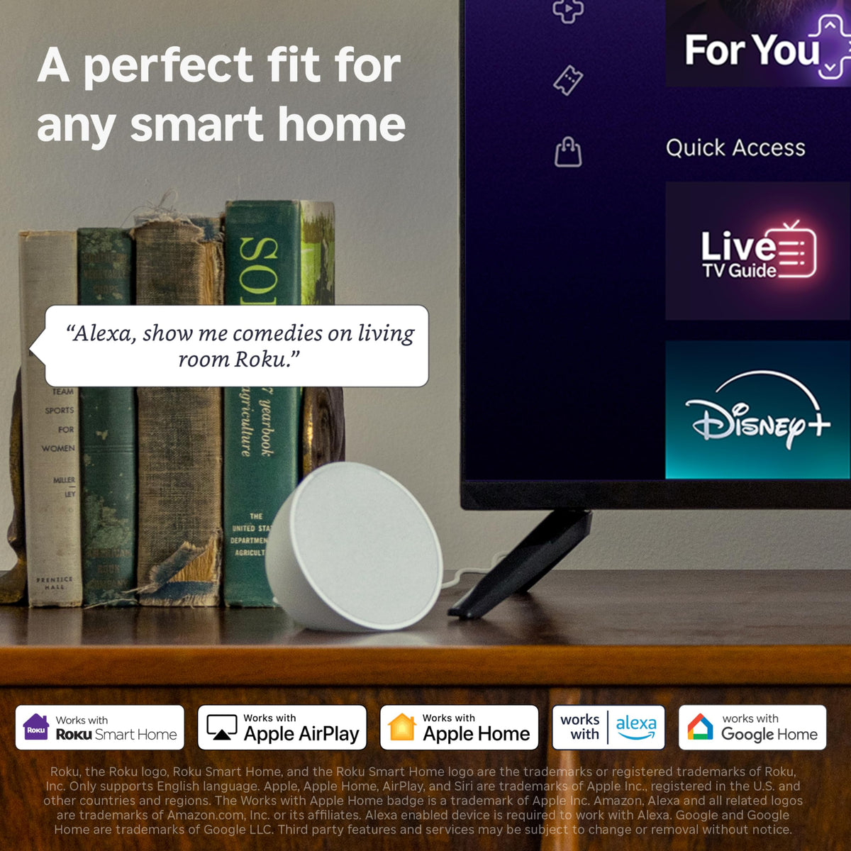 Roku 50-Inch Select Series Smart TV 2026-4K QLED TV - Roku TV