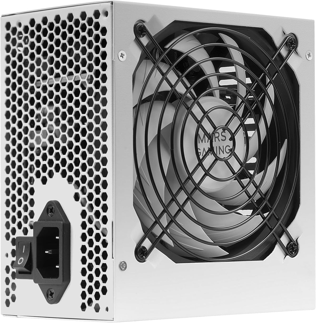 Mars Gaming MPIII650 ATX 650W Nätaggregat, 80 Plus Bronze, Vit