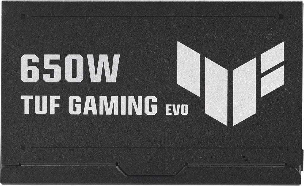 ASUS TUF GAMING 650W GOLD EVO 2026 nätaggregat, modulärt, ATX 3.1, militärkvalitet, dubbelkullagerfläkt