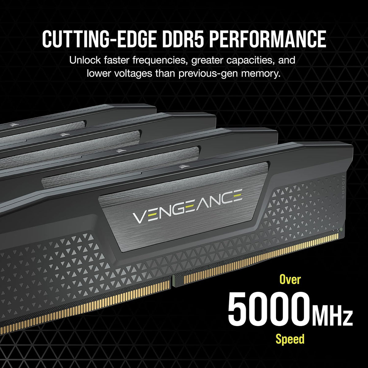 CORSAIR VENGEANCE DDR5 96GB (2 x 48GB) Upp Till 6000MHz INTEL RAM