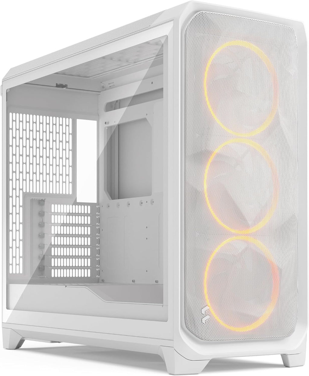 Fractal Design Meshify 3 XL Vit Tempered Glass Klar Toning - Gamingdatorchassi – Meshfront – Tre Momentum 14-fläktar ingår – GPU-stöd upp till 512 mm längd – E-ATX/ATX/mATX-stöd