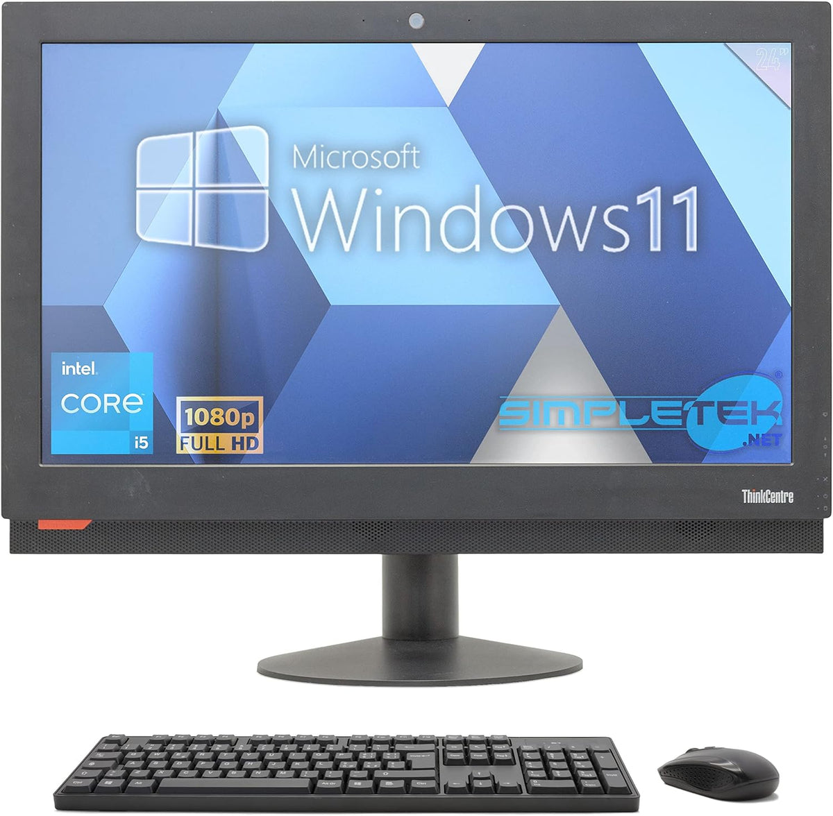 Lenovo All-in-one PC 24" ThinkCentre M900z Core i5 up to 3.30 GHz Windows 11 Pro | 16 GB DDR4 RAM and SSD 960 GB DisplayPort (refurbished)